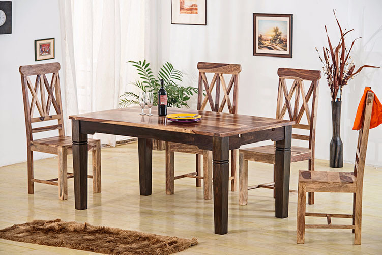Christiana Dining Set(Honey Finish)